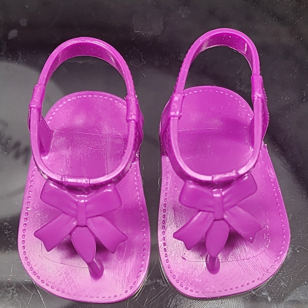 Baby Alive Doll Pink Plastic Bow Sandals